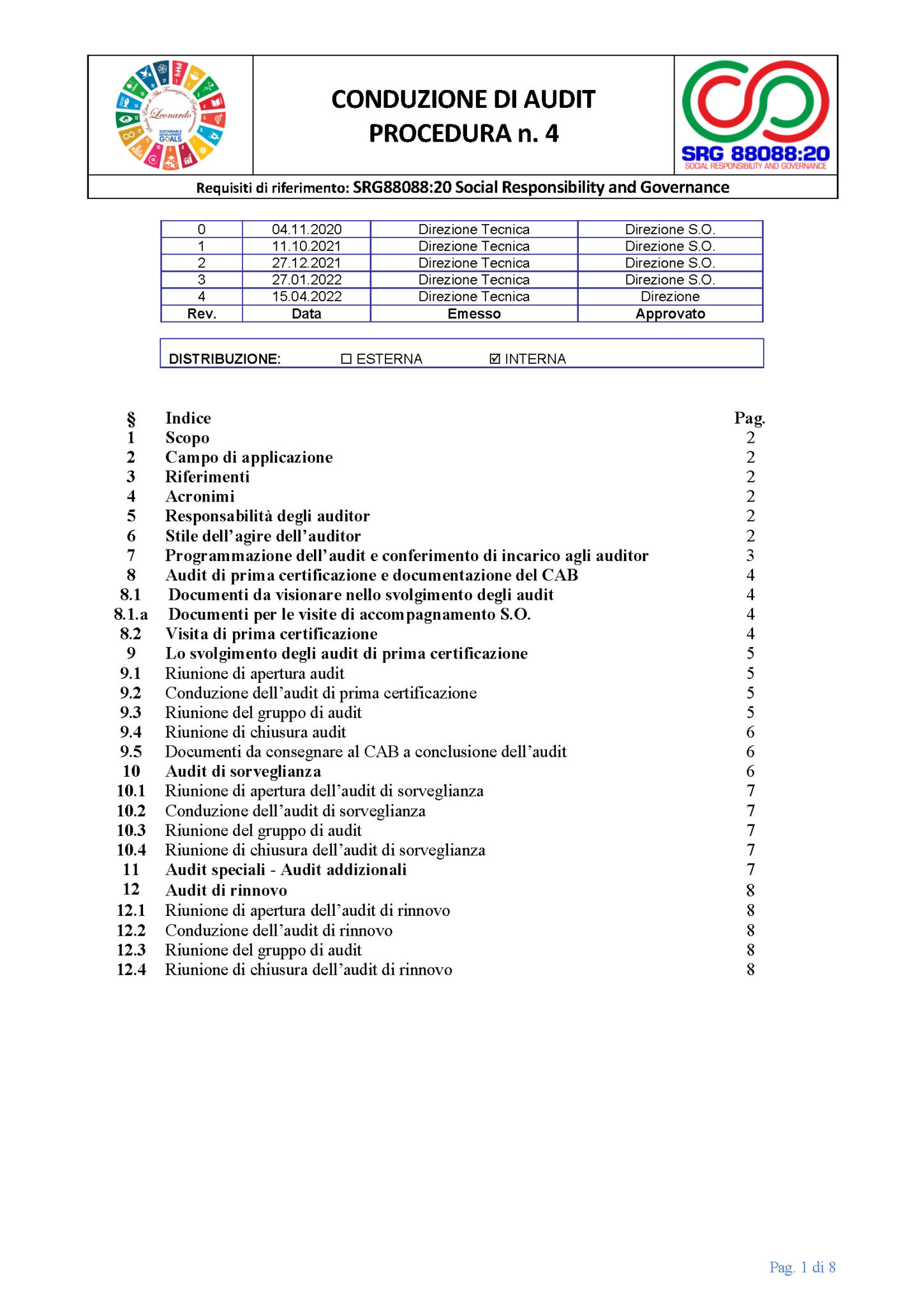 Schema Di Certificazione - SRG 88088